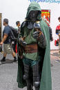 <p>A cosplayer dressed as Dr. Victor Von Doom from Marvel Comics at Comic-Con International on July 19, 2018, in San Diego. (Photo: Angela Kim/Yahoo Entertainment) </p>