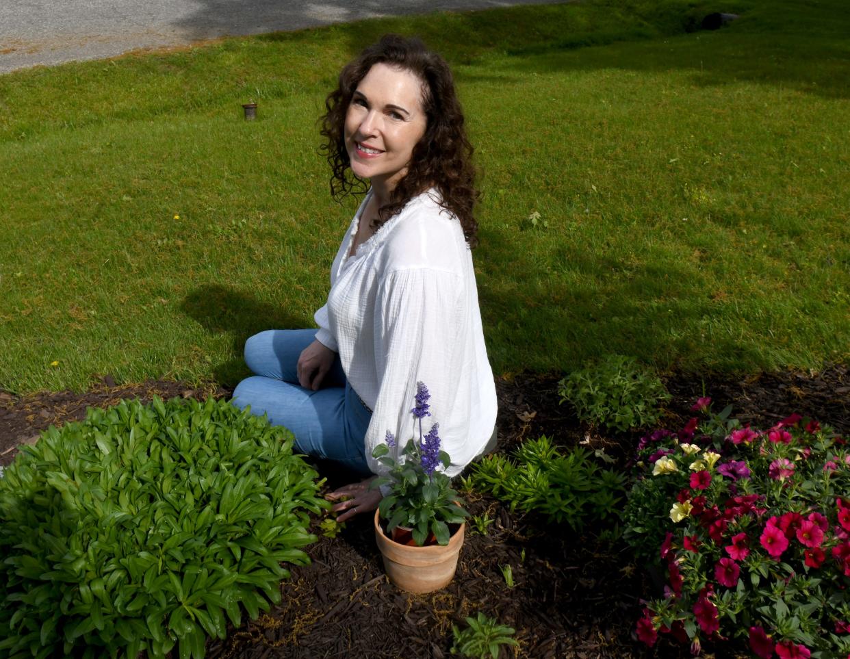 Tracy Teuscher, who lives in Perry Township, is founder of The Buzz Maker and Save Ohio Bees. She has created numerous bumblebee habitats at her home designed for bees to help grow their population.
