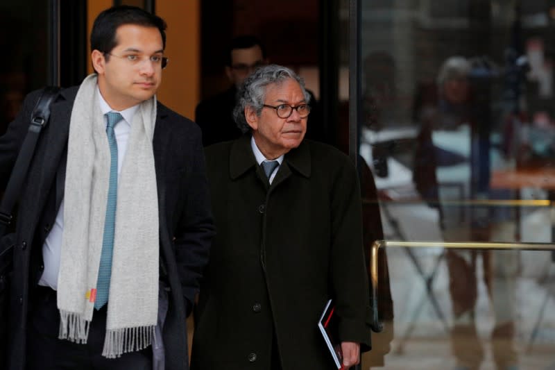 FILE PHOTO: John Kapoor, the billionaire founder of Insys Therapeutics Inc., leaves the federal courthouse in Boston
