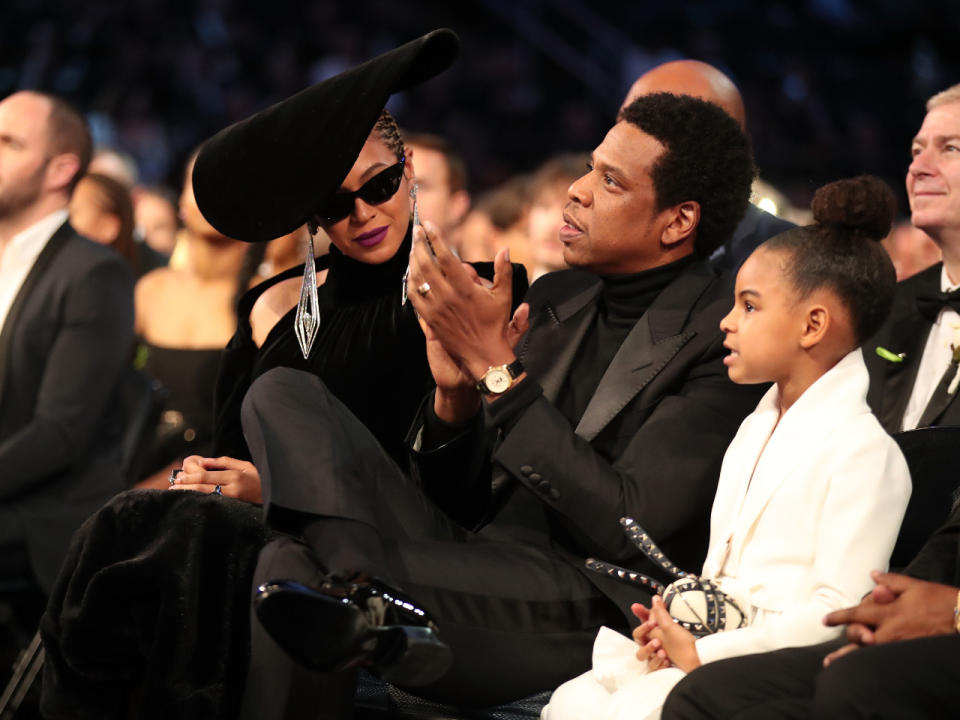 Familienausflug: Beyoncé, Jay Z und Tochter Blue Ivy. (Bild-Copyright: Christopher Polk/Getty Images)