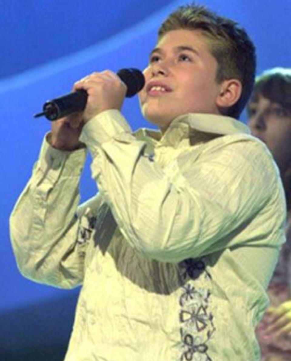 Antes de María Isabel, el primer representante de España en Eurovisión Junior fue en 2003 el gaditano Sergio Jesús García, que quedó en segundo lugar con ‘Desde el cielo’, una emotiva canción en la que recordaba a su madre fallecida. (Foto: RTVE).