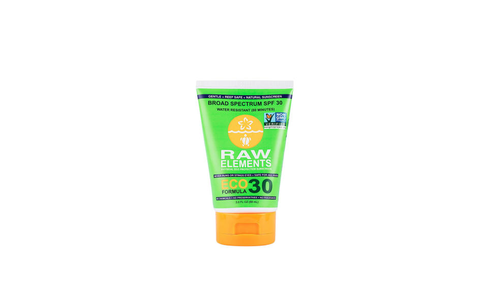 38. Raw Elements Certified Natural Sunscreen