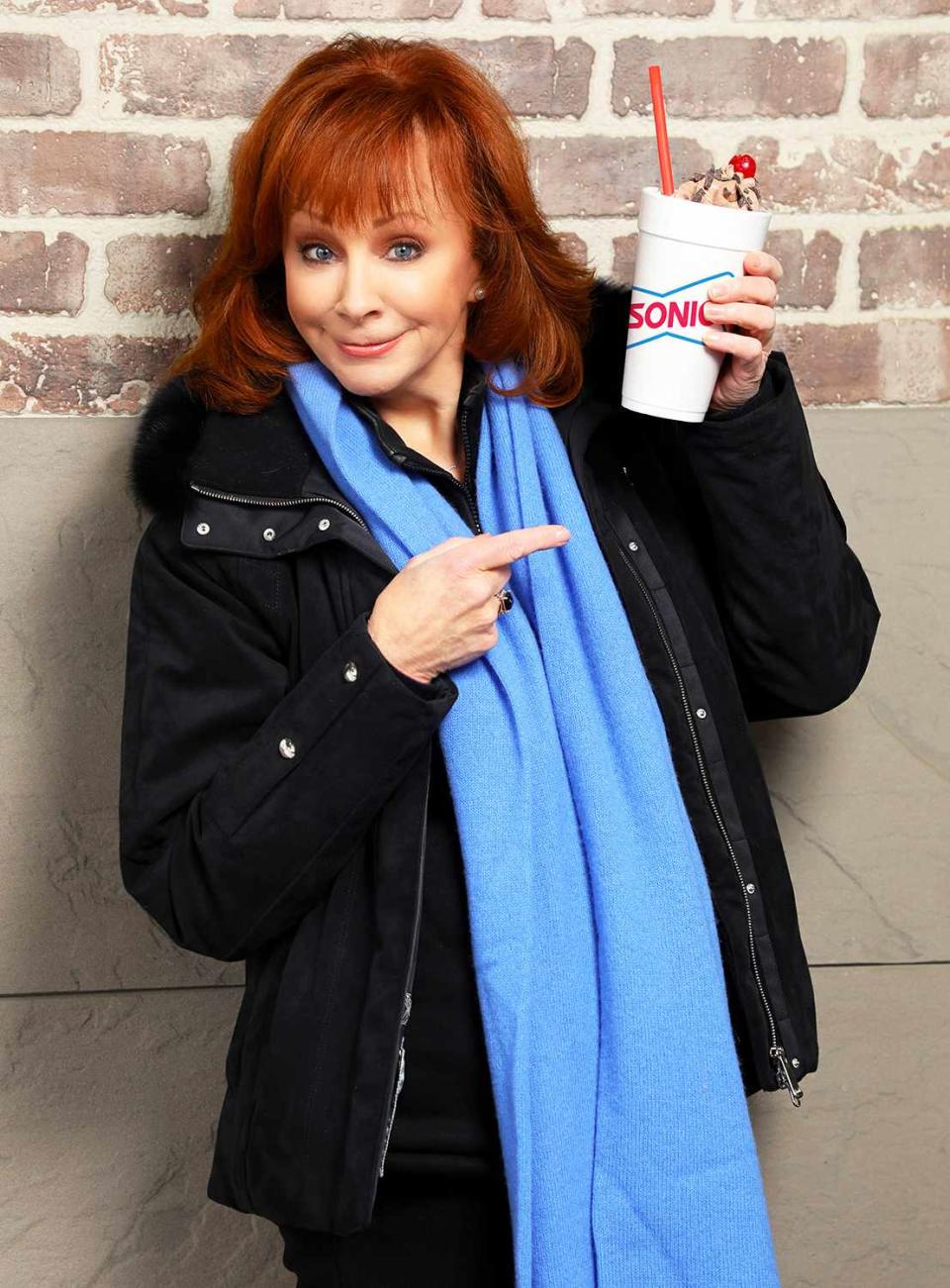 <p>Courtesy of Sonic</p> Reba McEntire