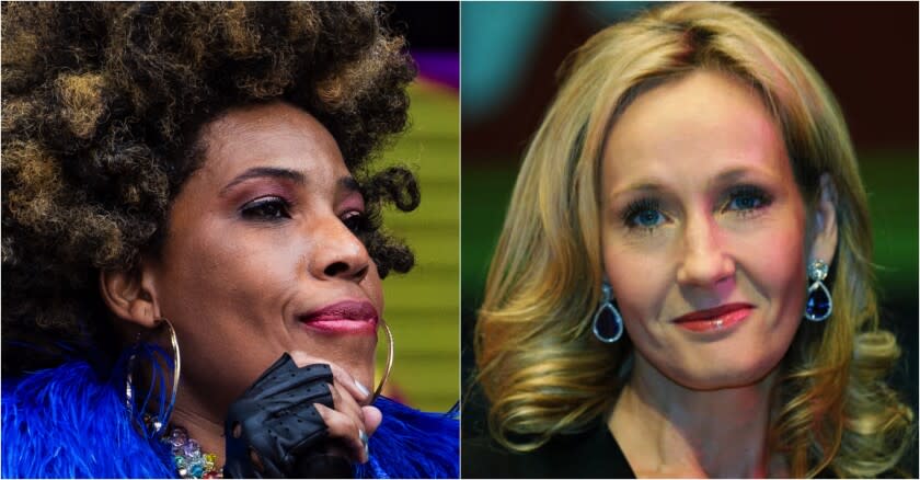 Macy Gray, left and J.K. Rowling.