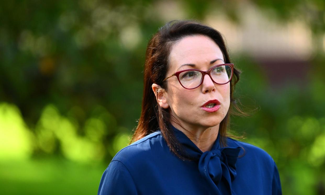 <span>Victorian attorney general, Jaclyn Symes, says she has not been convinced that changes to children’s bail laws are needed.</span><span>Photograph: Morgan Hancock/AAP</span>