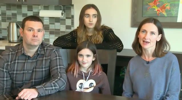 The family are preparing to travel to Calgary to get ready for Alex's surgery. Photo: CTV