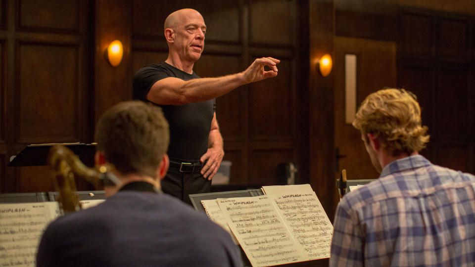 Fletcher teaches his students in 2014's Whiplash movie