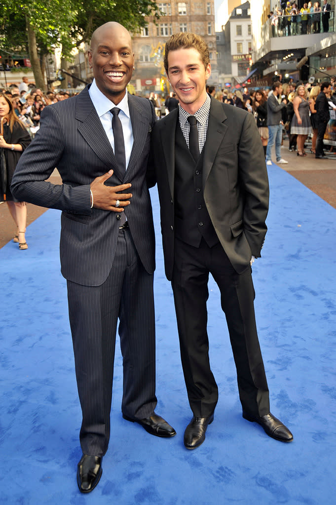 Transformers Revenge of the Fallen UK Premiere 2009 Tyrese Gibson Shia LaBeouf