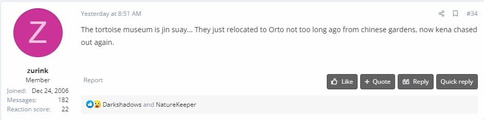 Orto move complaint