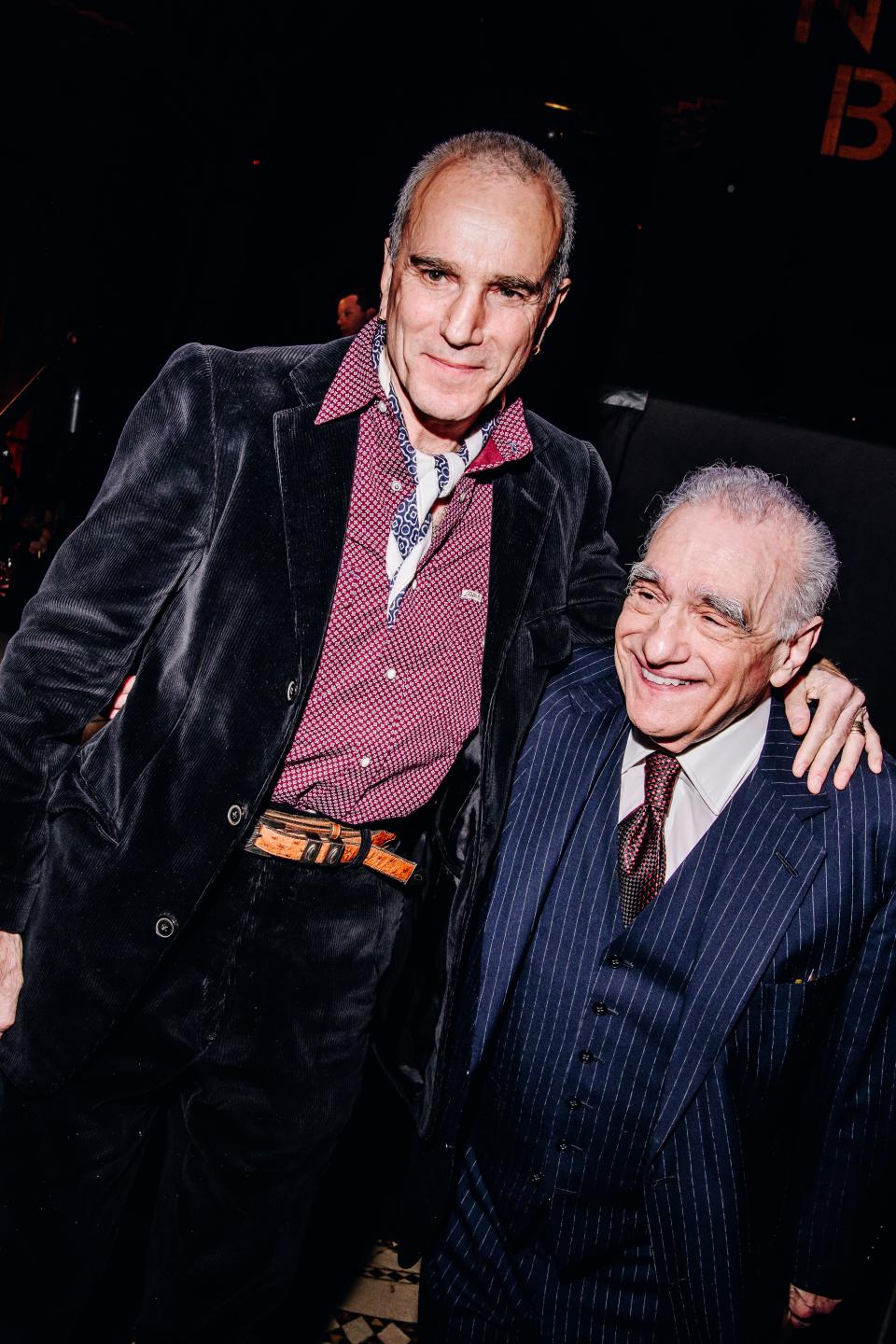 Daniel Day-Lewis and Martin Scorsese in New York City on January 11.