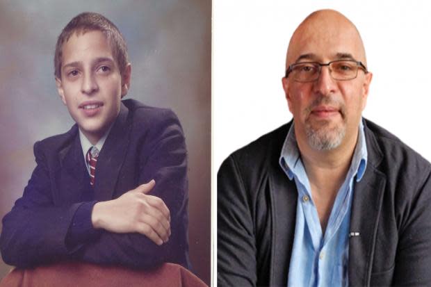 Dominic Minghella today, and as a boy. <i>(Image: Dominic Minghella)</i>