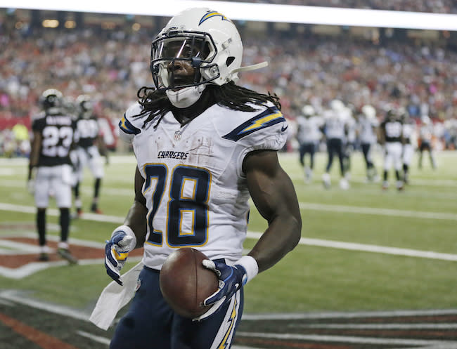 Melvin Gordon was a TD ‘Terminator’ in 2016, yet many owners refuse to believe he can repeat. (AP)