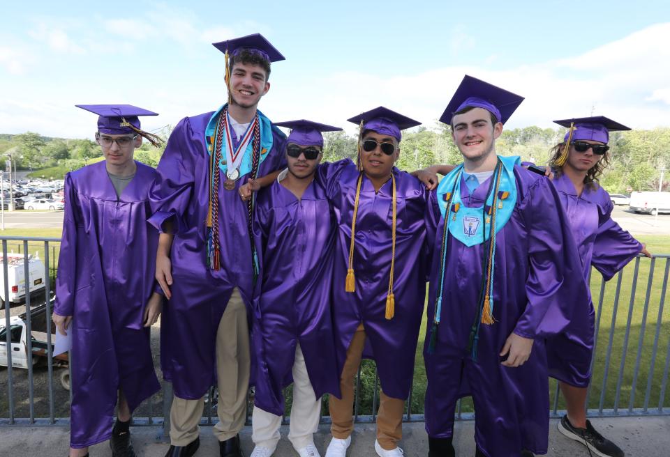 Clarkstown North graduation ceremony at Clover Park in Pomona, June 24, 2024.