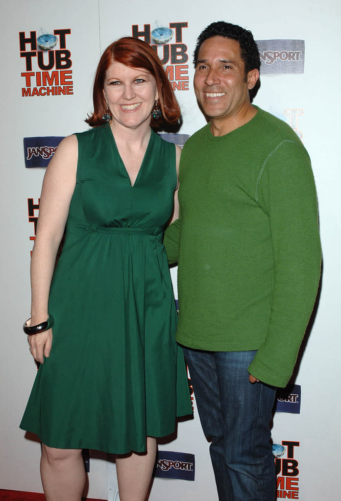 Hot Tub Time Machine LA Premiere 2010 Kate Flannery Oscar Nunez