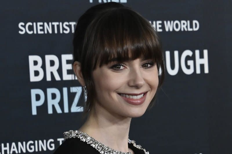 Lily Collins attends the Breakthrough Prize Awards in 2023. File Photo by Jim Ruymen/UPI