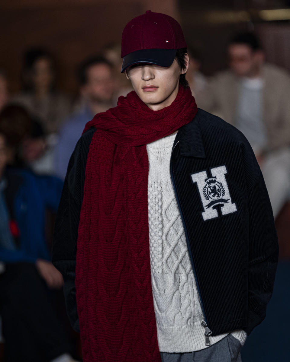 The Tommy Hilfiger collection is modeled during Fashion Week, Friday, Feb. 9, 2024, in New York. (AP Photo/Peter K. Afriyie)