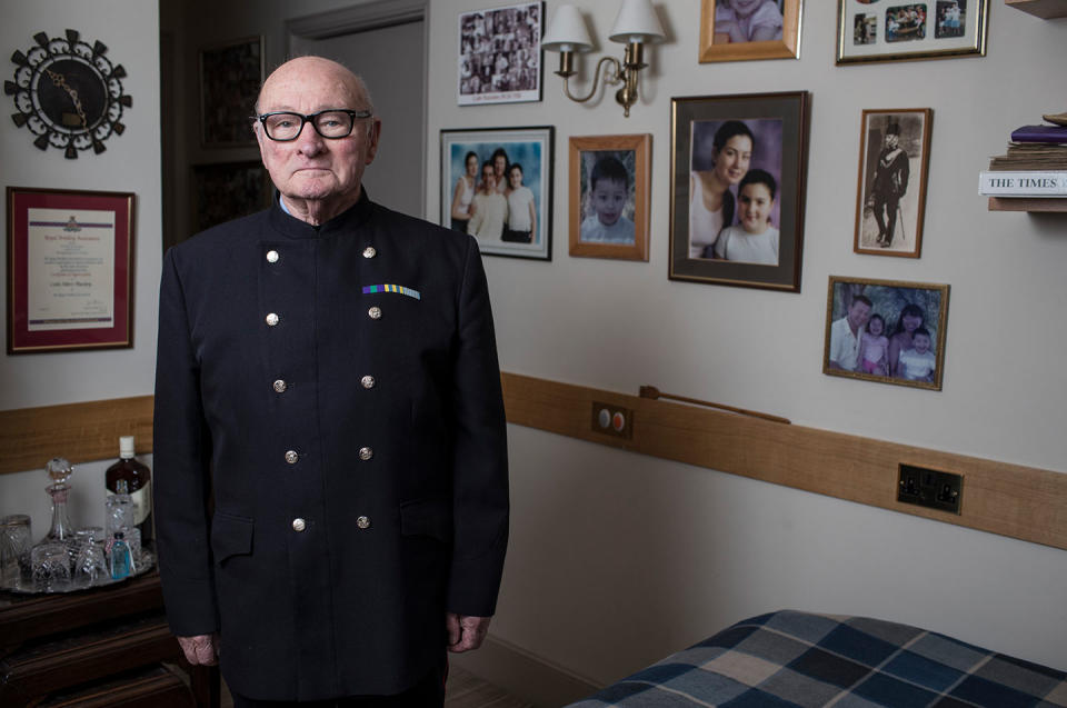 Colin Thackery photographed at The Royal Hospital Chelsea