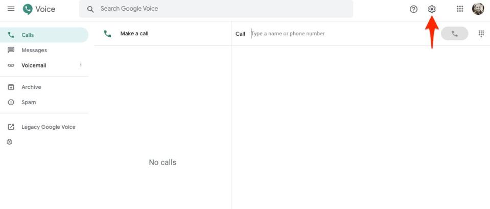 settings google voice