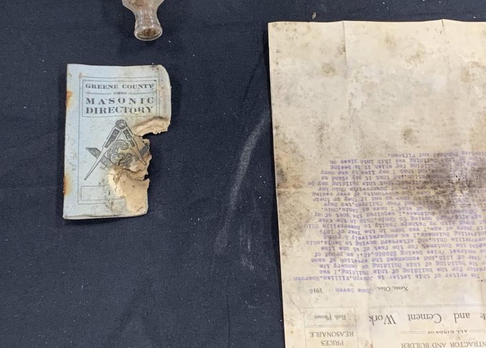 The Greene County Records Center and Archives opens a time capsule from 1915.