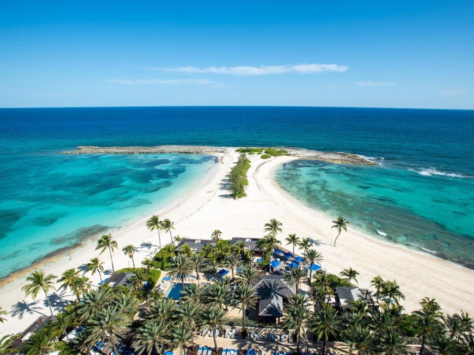 The beaches on the Atlantis property.