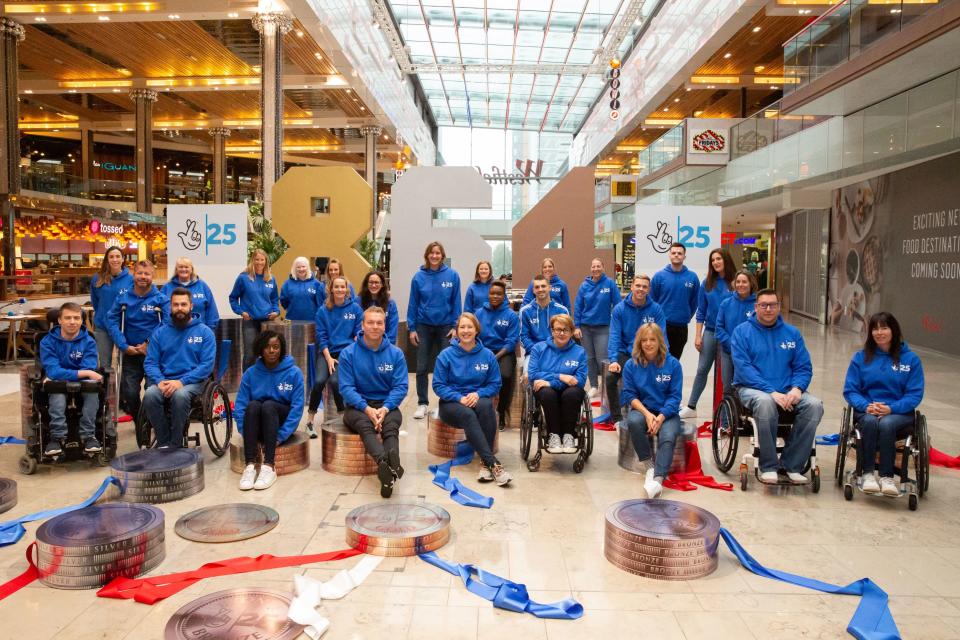 Olympians from up and down the country gathered at Westfield in Stratford to celebrate the 25th anniversary of National Lottery Funding