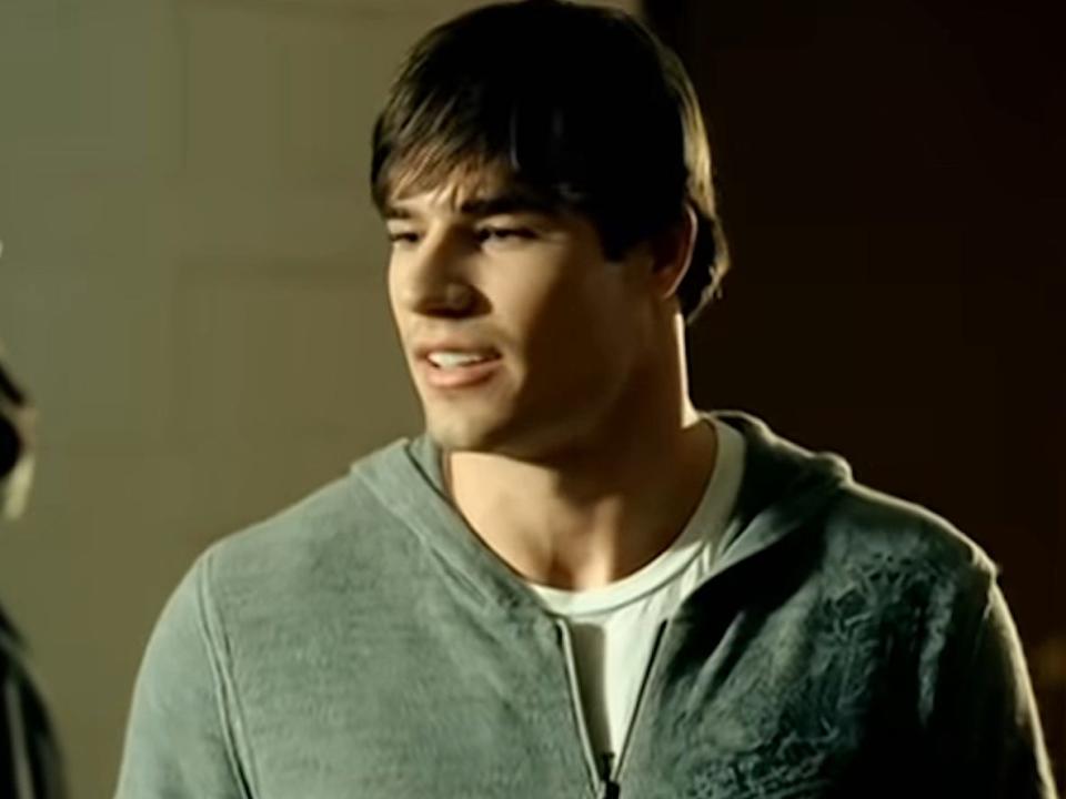 Justin Sandy in Taylor Swift's music video for "Picture to Burn."