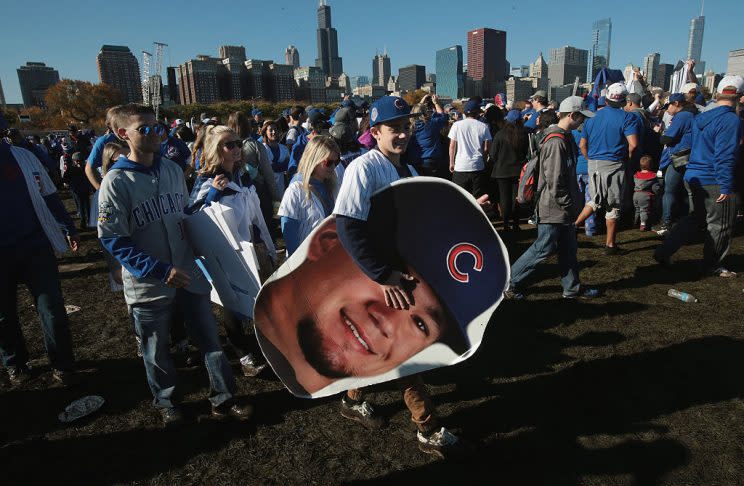 Kyle Schwarber, anyone? This guy right here knows what’s up. (Getty Images)