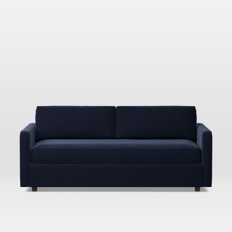 <p><a href="https://go.redirectingat.com?id=74968X1596630&url=https%3A%2F%2Fwww.westelm.com%2Fproducts%2Fclara-sleeper-sofa-h3051&sref=https%3A%2F%2Fwww.esquire.com%2Flifestyle%2Fg40231750%2Fbest-sleeper-sofas%2F" rel="nofollow noopener" target="_blank" data-ylk="slk:Shop Now;elm:context_link;itc:0;sec:content-canvas" class="link ">Shop Now</a></p><p>Clara Sleeper Sofa </p><p>westelm.com</p><p>$1274.15</p><span class="copyright">Courtesy</span>