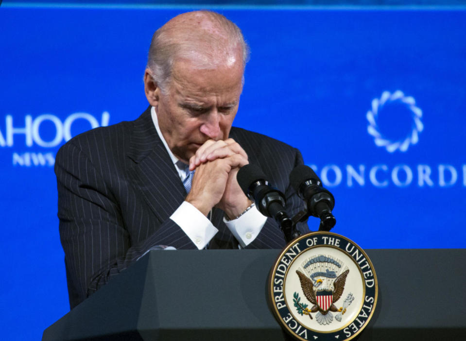 Oct. 1, 2015 — Biden reacts to Umpqua Community College shootings