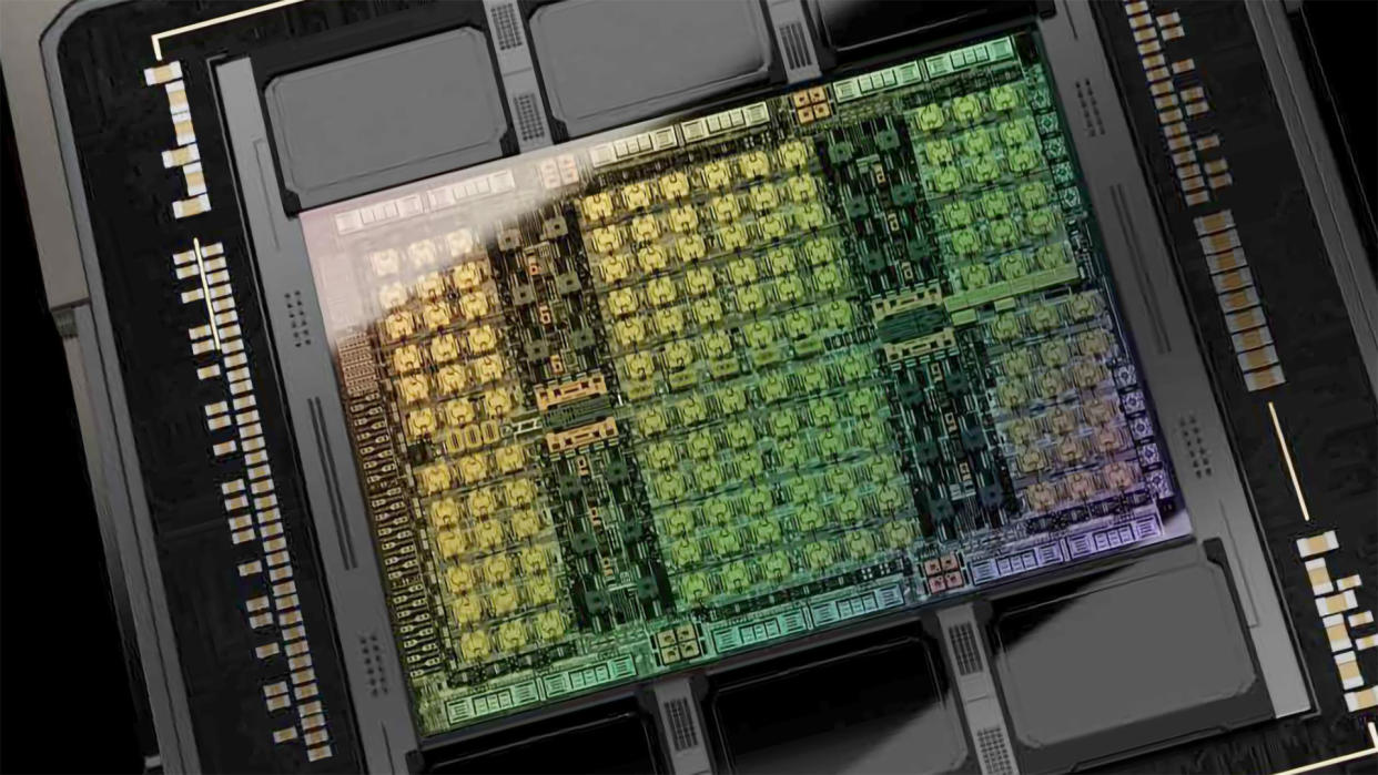  Nvidia Hopper H100 die shot. 