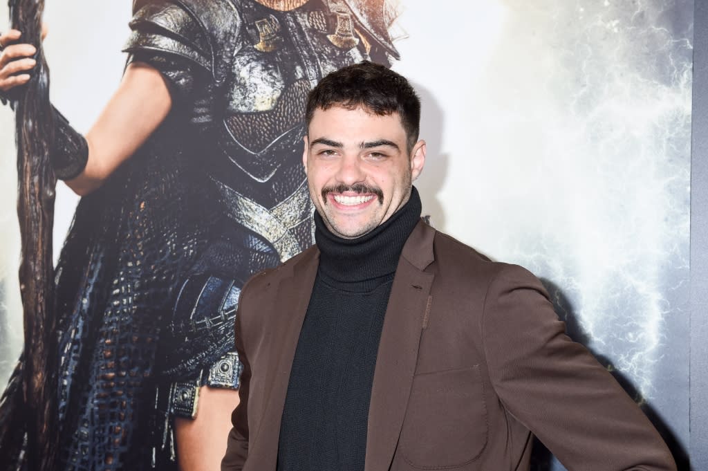 Noah Centineo at the premiere of "Shazam! Fury of the Gods" held at Regency Village Theatre on March 14, 2023 in Los Angeles, California.