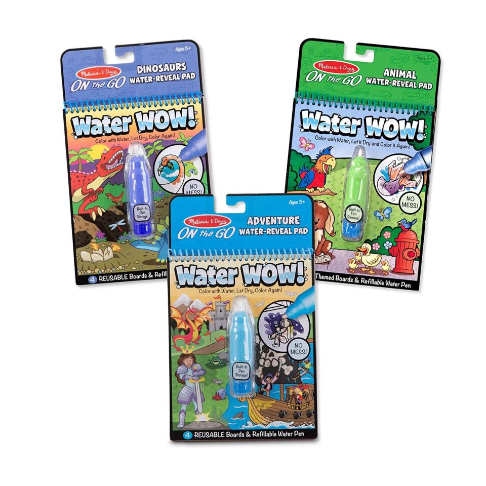 Melissa & Doug Water Wow Bundle - Dinosaur, Adventure & Animals