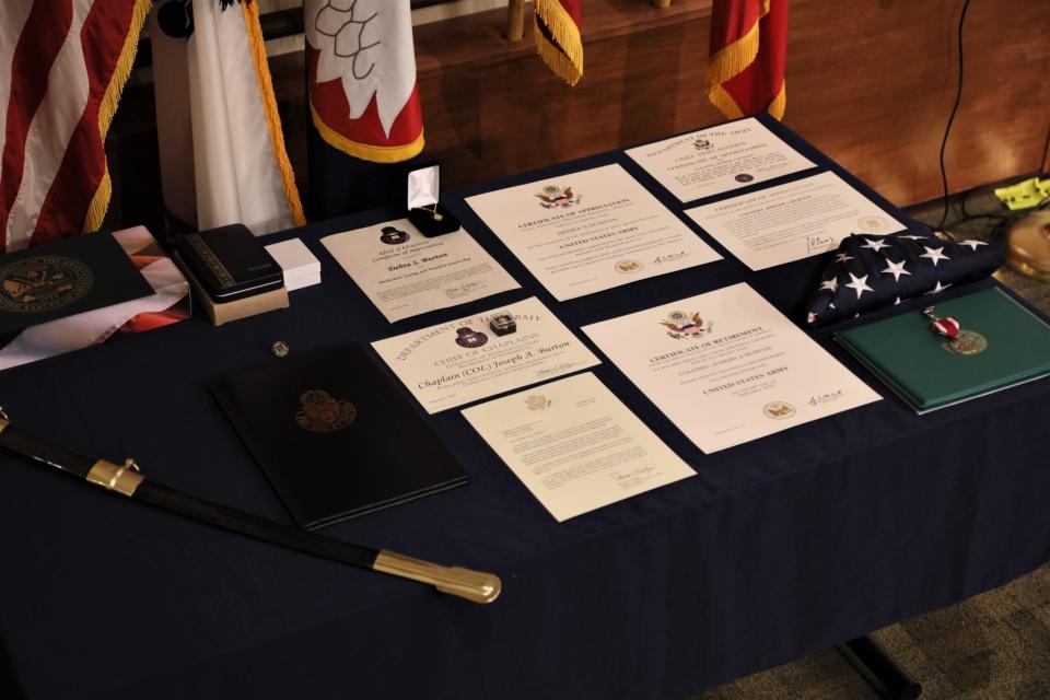 military retirement awards