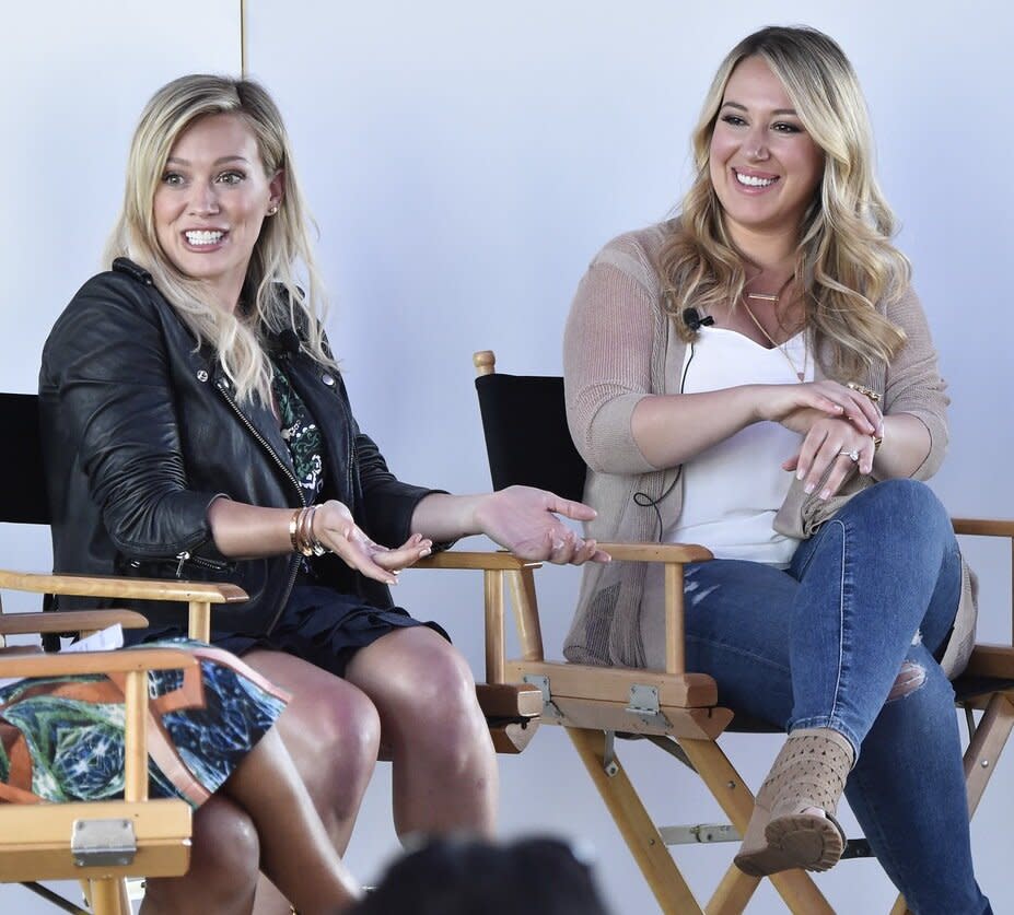 Hilary and Haylie Duff Similac Campaign