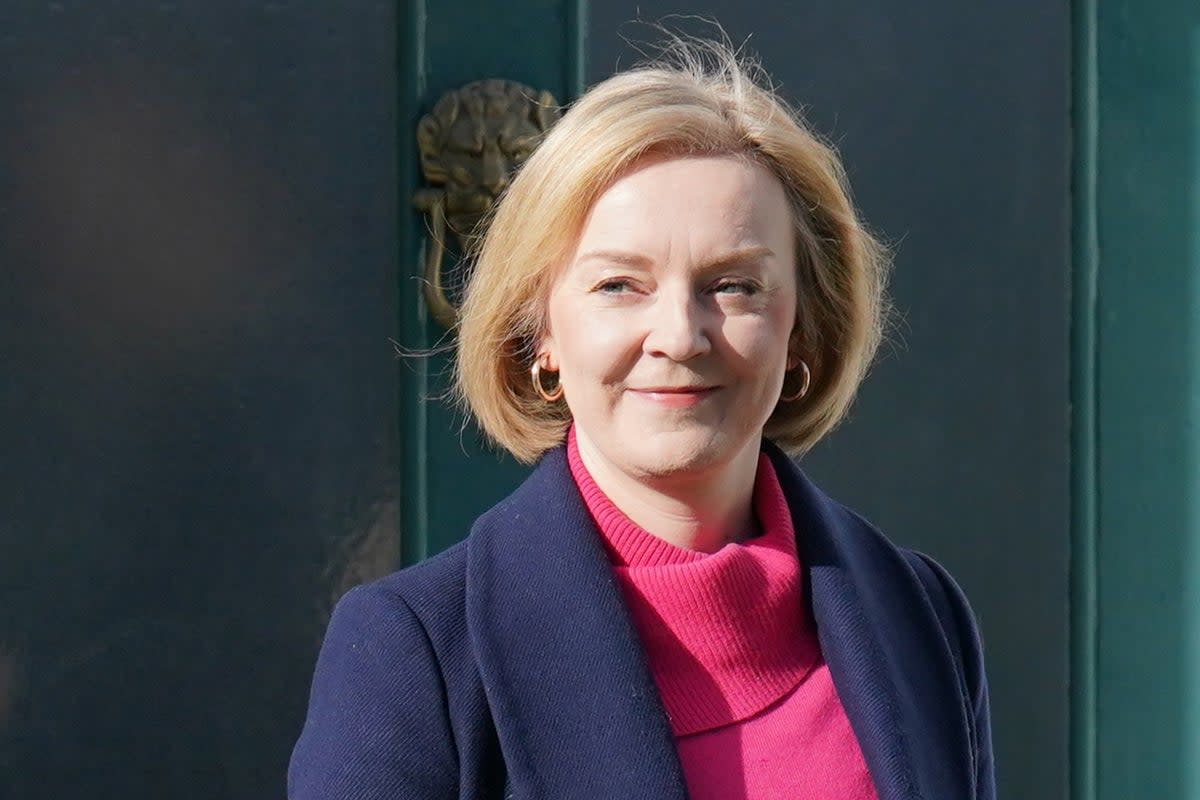 Liz Truss (Jonathan Brady/PA)