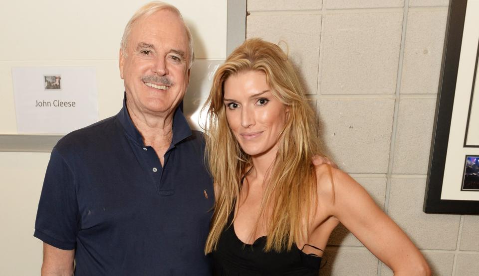 John Cleese with his daughter Camilla Cleese