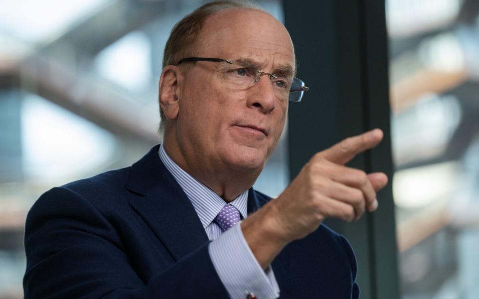 Larry Fink, chairman and chief executive officer of BlackRock Inc.