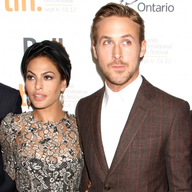 Eva Mendes y Ryan Gosling en una foto de 2012 credit:Bang Showbiz