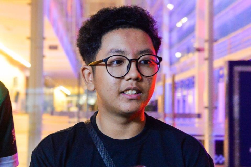 Student Ahmad Hazzim Luqman attends the Merdeka Day parade in Putrajaya August 31, 2023. ― Picture by Miera Zulyana