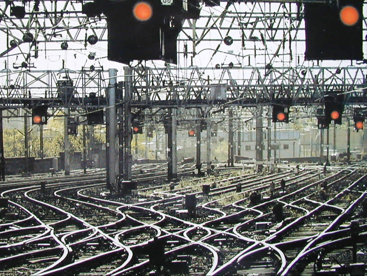 No go: Rail signals outside London Paddington, which will close from 24 to 27 December  (GWR)