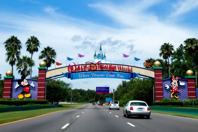 <p>Matt Stroshane/Bloomberg via Getty</p> Stock image of Walt Disney World theme park and resort in Lake Buena Vista, Florida.