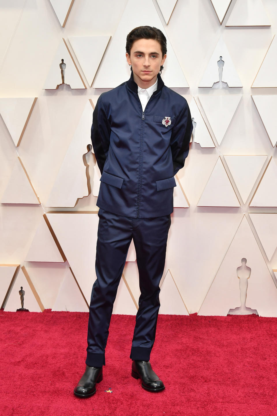 Timothee Chalamet, red carpet, film premiere, award show, shoes, sneakers, boots