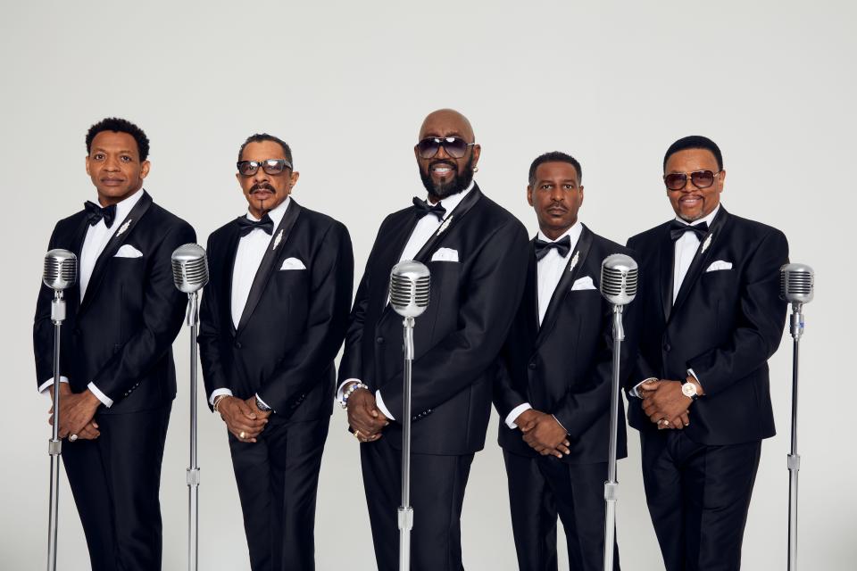 The Temptations and the Beach Boys perform Tuesday evening at PNC Pavilion at Riverbend.