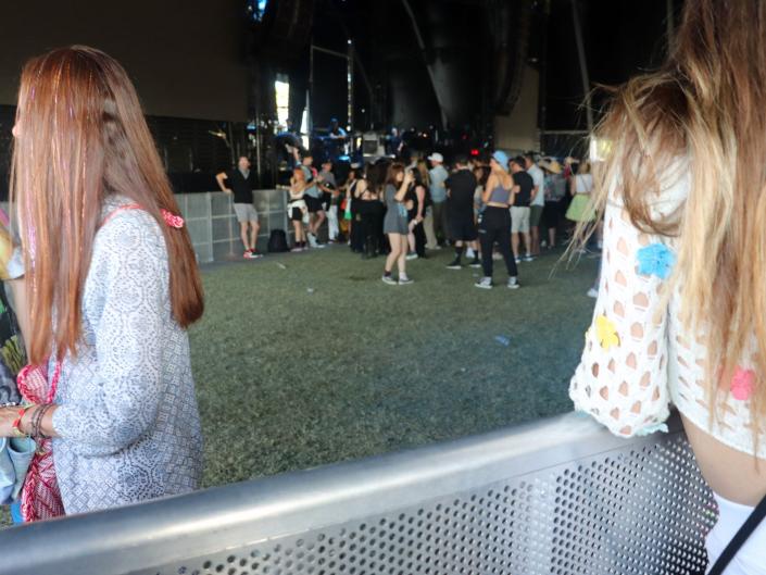 coachella mojave stage VIP area