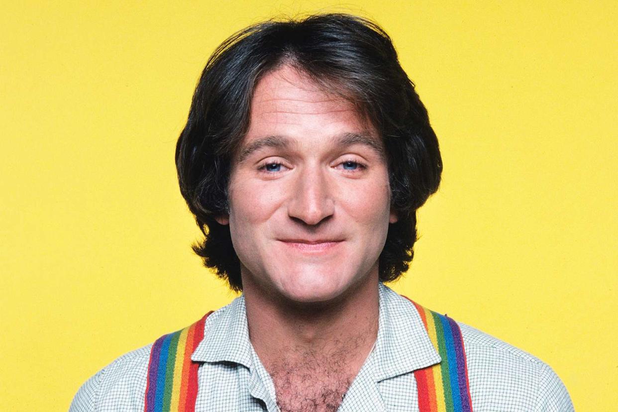 <p>Jim Britt/Disney General Entertainment Content/Getty</p> Robin Williams as Mork in Mork & Mindy, 1978