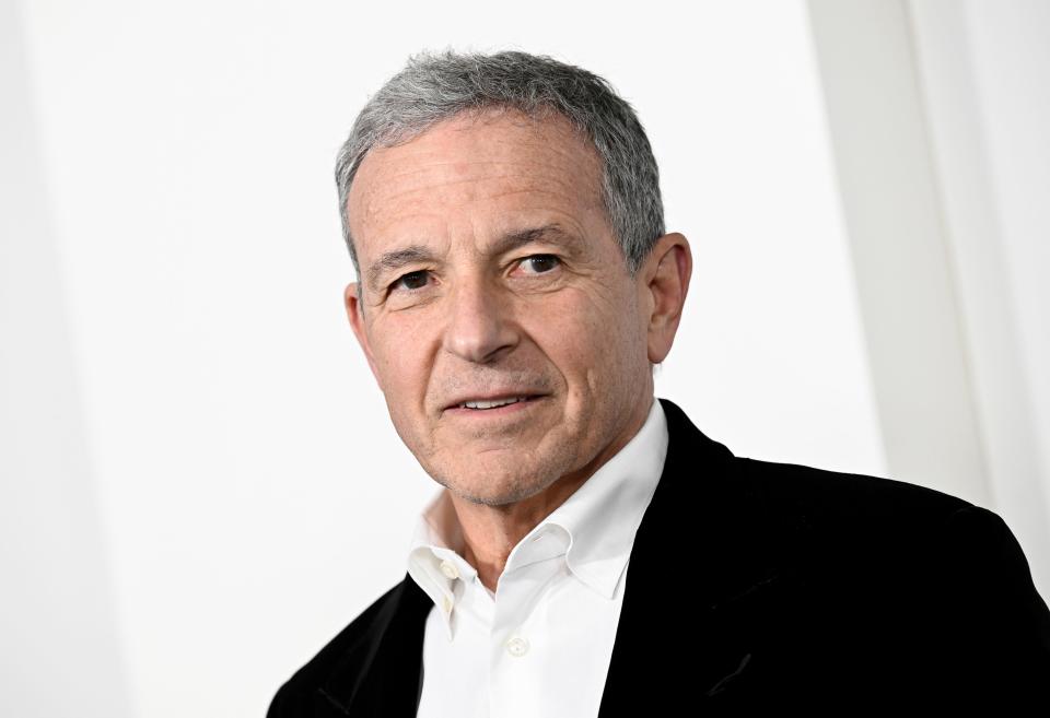 A portrait of Bob Iger in front of a white background.