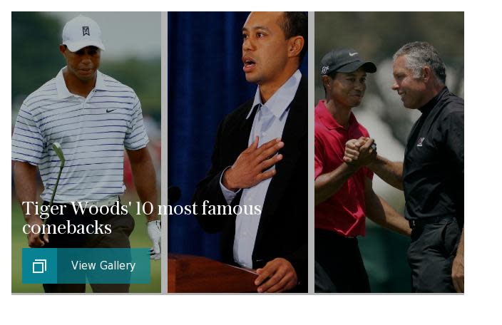 Tiger Woods' 10 most famous comebacks