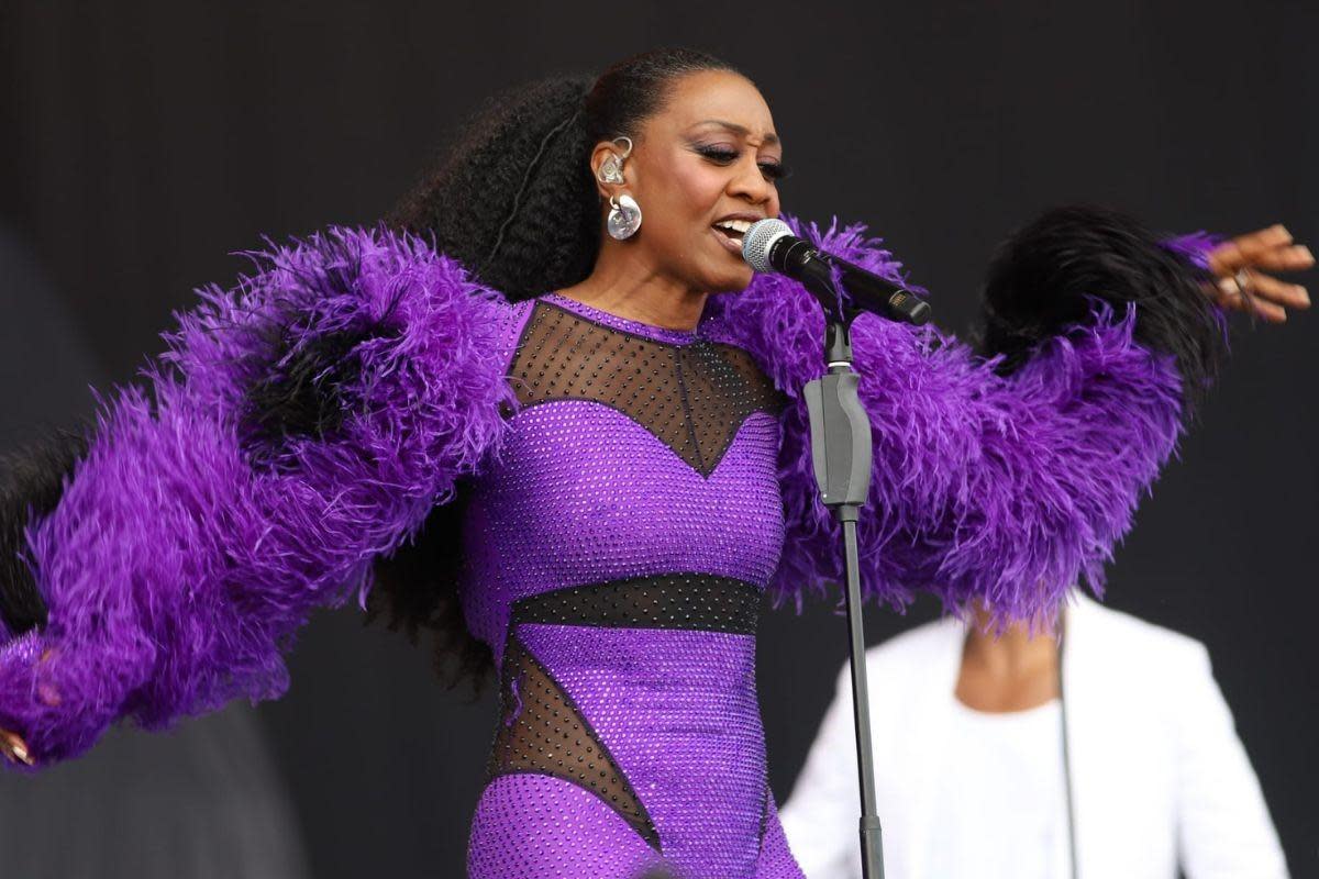 Beverley Knight on the festival Main Stage. <i>(Image: Sienna Anderson/IWCP)</i>