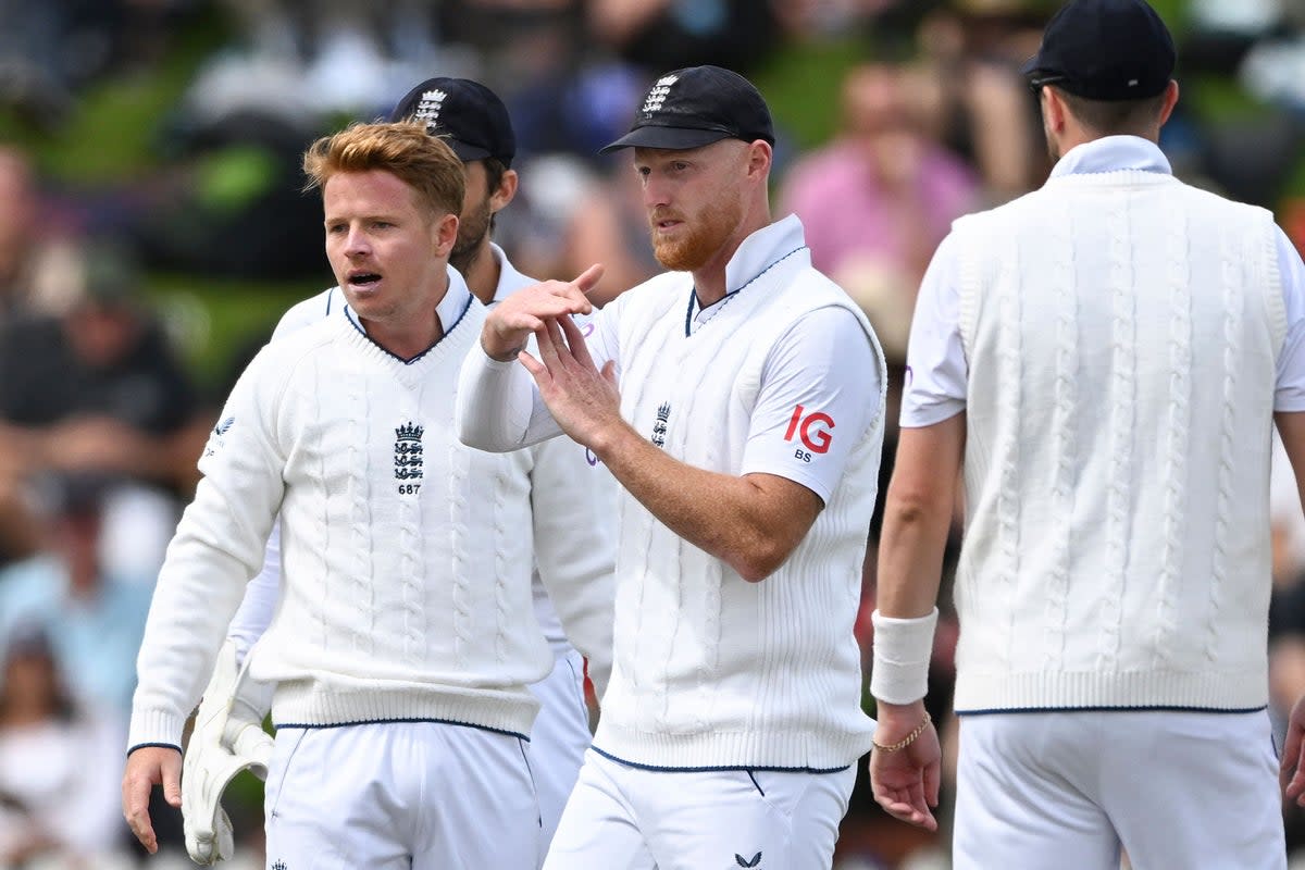 Ben Stokes was praised for his captaincy by his predecessor Joe Root (Andrew Cornaga/AP) (AP)