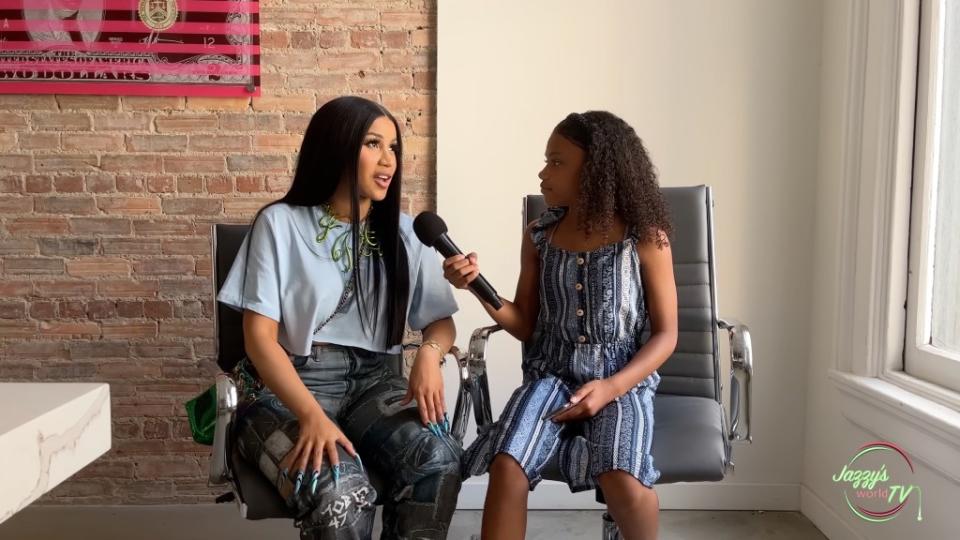 Jazzy quizzed Cardi B on New York food debates, like which borough has the best chopped cheese sandwich in 2022. The “I Like It Rapper” also hinted at the time that she was working on her sophomore album. Jazzys World TV